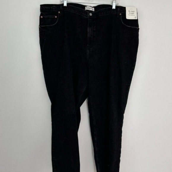 NWT Abercrombie high-rise straight ankle jeans - Picture 2 of 3
